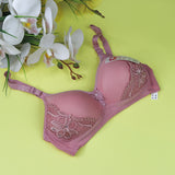 Thin Mold Cup Embroidery Bra