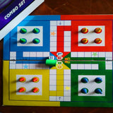 2 in 1 Chess and Ludo Game Board