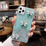 Silver foil Epoxy glitter phone case for Realme 5
