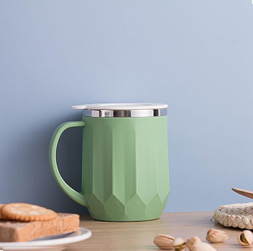 400ml Nordic Insulated Coffee Mug with Handle Lid