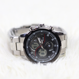 JEFX Multifunctional Large Dial Stainless Steel Watch with Box