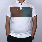 STRIDE Multi Color Block Polo T Shirt