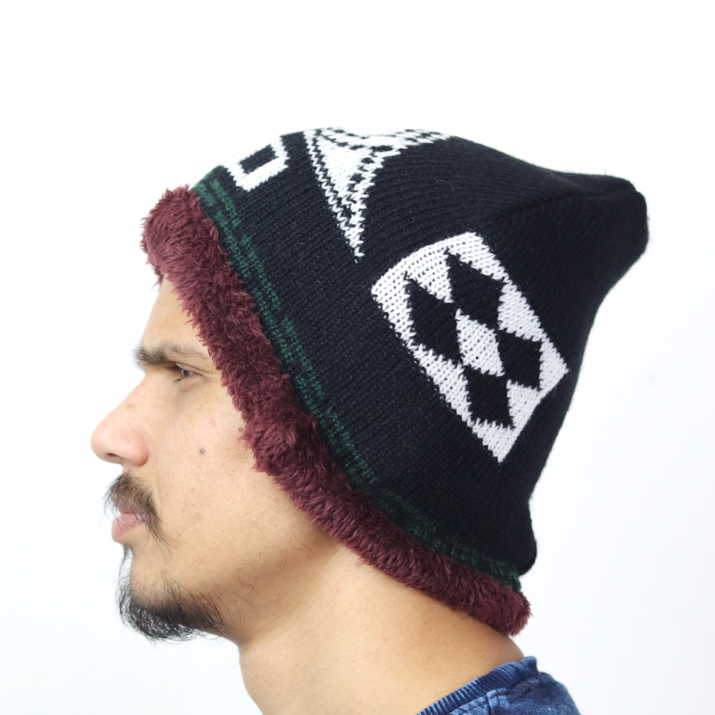 Soft Warm Inner Cashmere Design Beanie