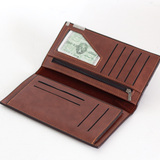 Soft PU Leather Men's Long Wallet