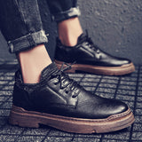 Men's Leather Waterproof Casual Shoes