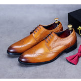 Men's Leather British Formal Shoes