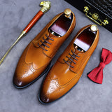 Men's Leather British Formal Shoes