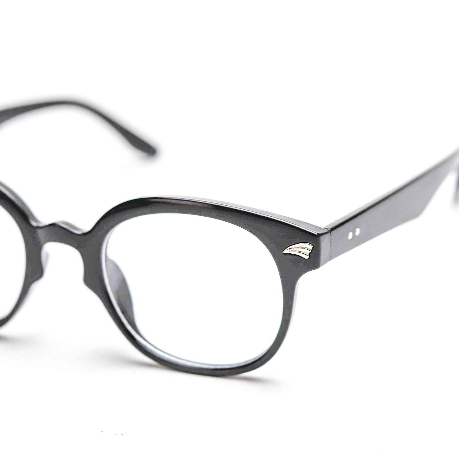 Round Thick Frame Trendy Optical Glass