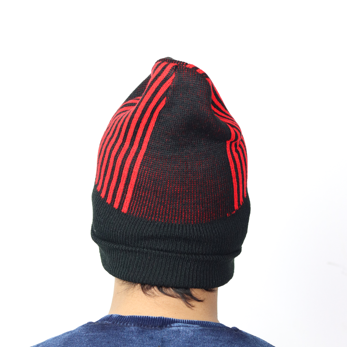 Warm Thick Stripped Design Beanie