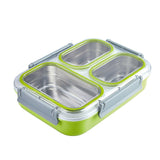 3 Compartment Stainless Steel Lunch Box (6546852610082)