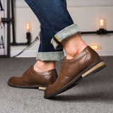 Men's Brock Carved Leather Formal Shoe