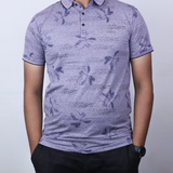 FREEZE Floral Printed Polo T Shirt