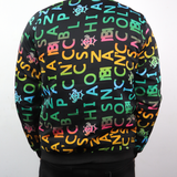 Multi-color Printed Men's Bomber Jacket