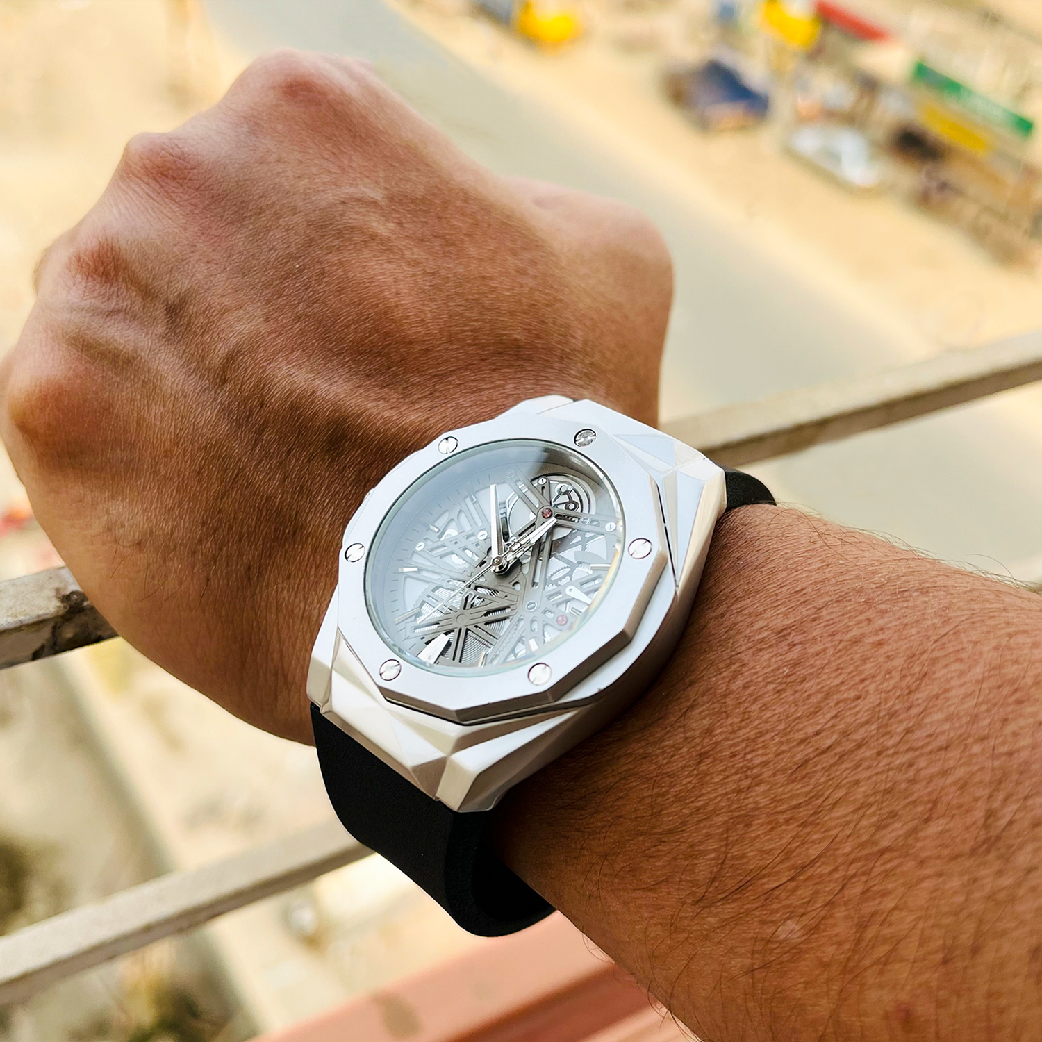 HBLT Premium Big Dial Men's Wrist Watch
