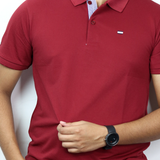 Solid Color Men's Polo T-shirt