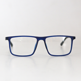 Rectangular Frame Men's Optical Glass