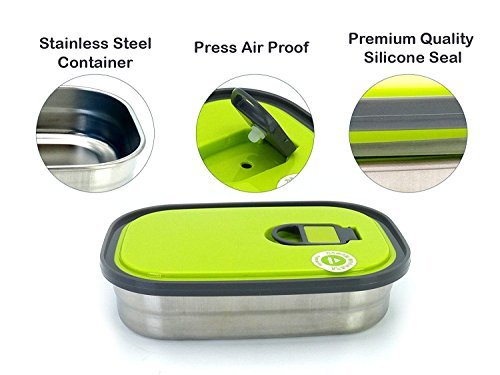 1.1L Rectangle Stainless Steel Food Container
