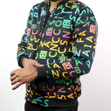 Multi-color Printed Men's Bomber Jacket