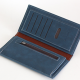 Classic Leather Long Wallet for Men