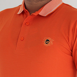 Like On-Orange Color Men's Polo T-shirt