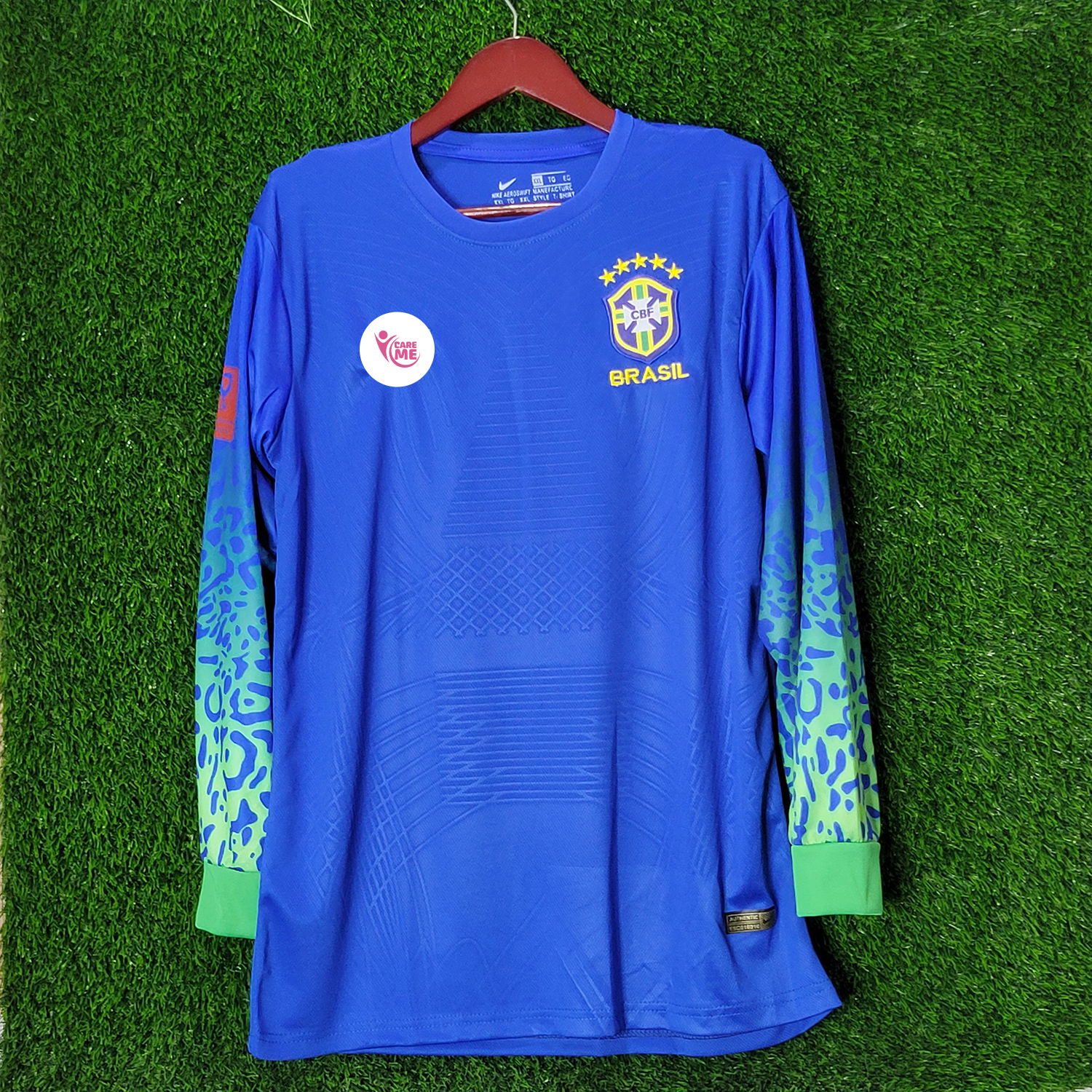 Brazil World Cup Full Sleeve Away Jersey Fan Edition XL