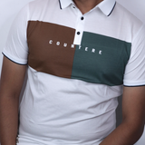 STRIDE Multi Color Block Polo T Shirt