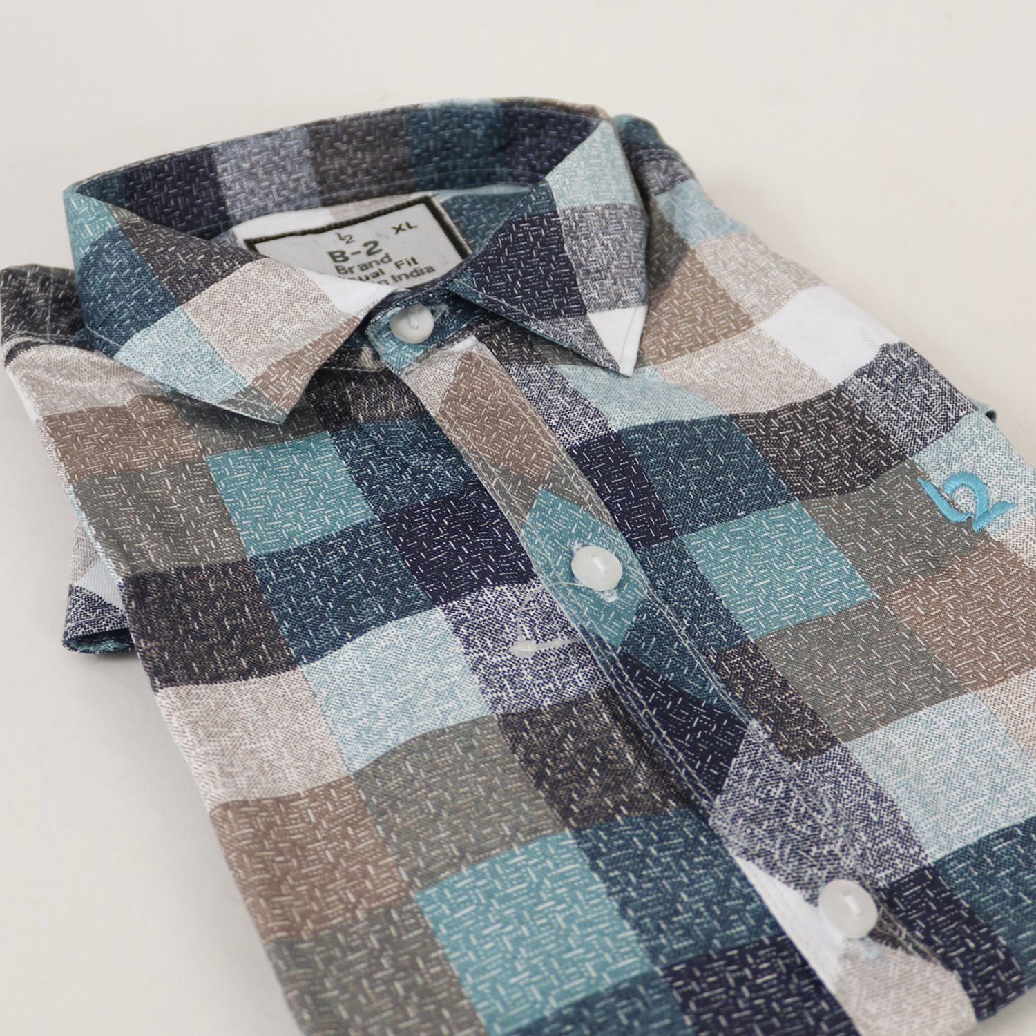 Checkered Pattern Casual Fit Full Shirt