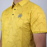 STRIDE Printed Polo T Shirt