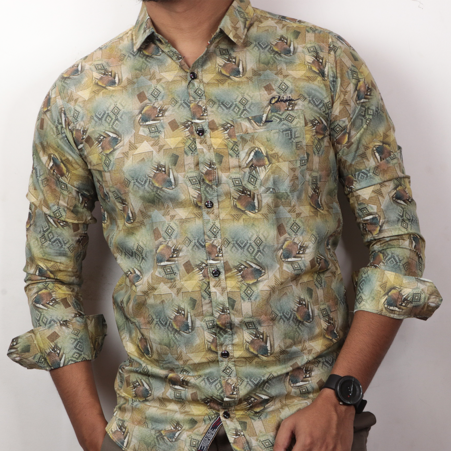 Printed Full Sleeve Casual Shirt for Men
