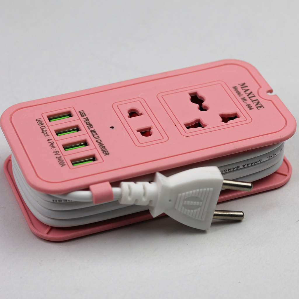 Maxline 4 USB Fast Charging Multiplug Care Me