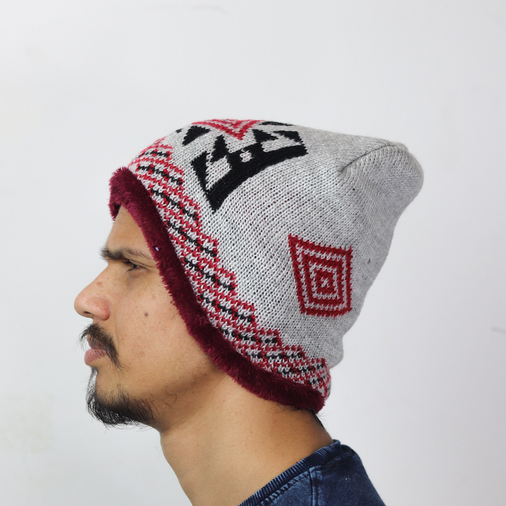 Soft Warm Inner Cashmere Design Beanie