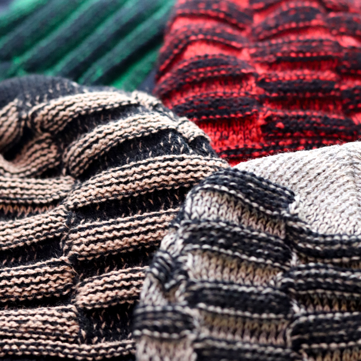 ARMY-Inner Wool Winter Beanie
