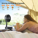 3 Speeds Adjustable Portable Folding Fan