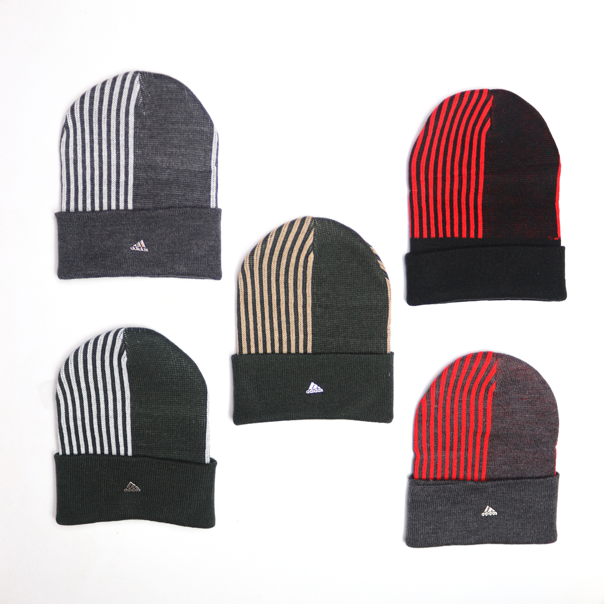 Warm Thick Stripped Design Beanie