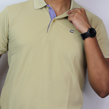 Solid Color Men's Polo T-shirt