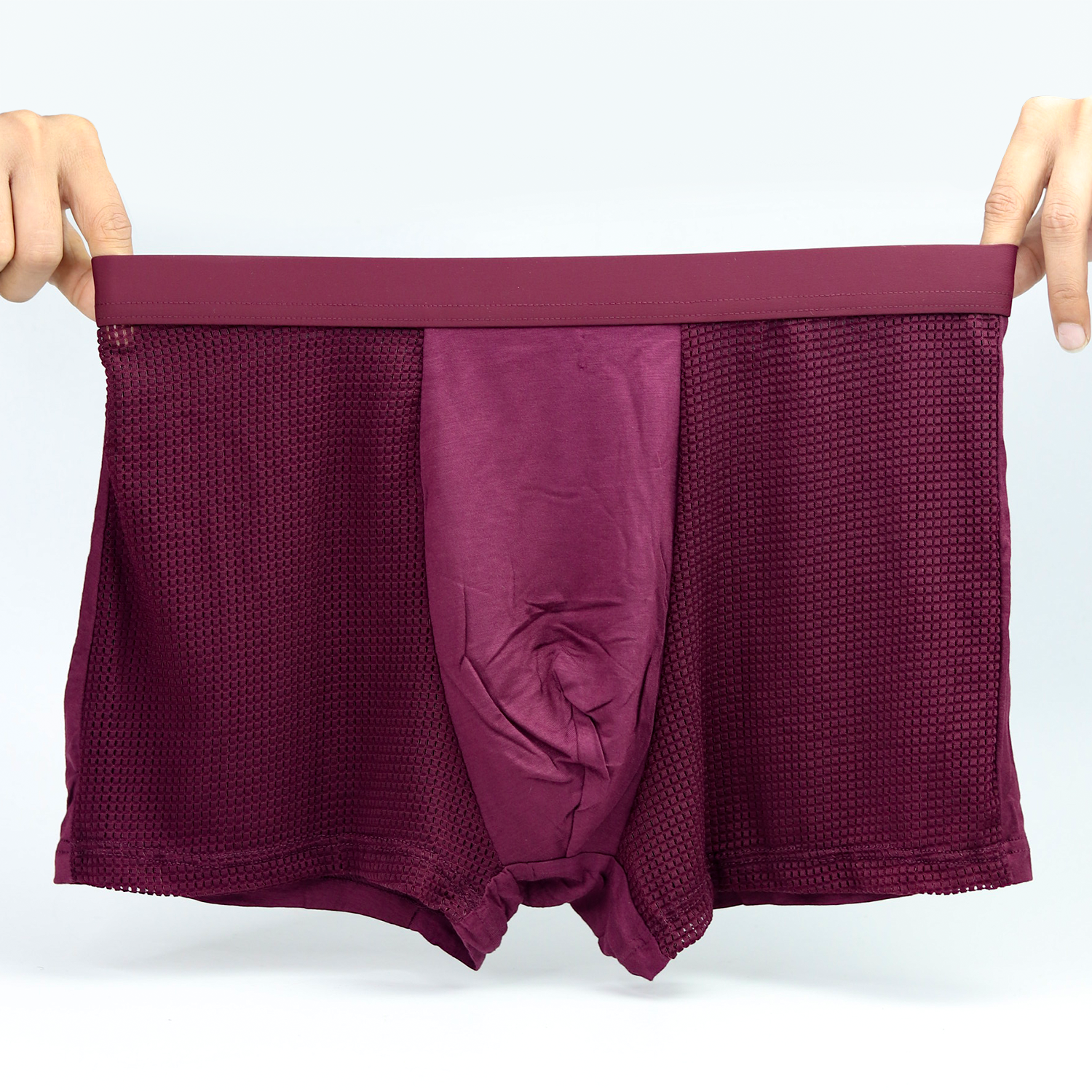 Air Mesh U Convex Breathable Men Underwear -(Set of 2)