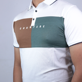 STRIDE Multi Color Block Polo T Shirt