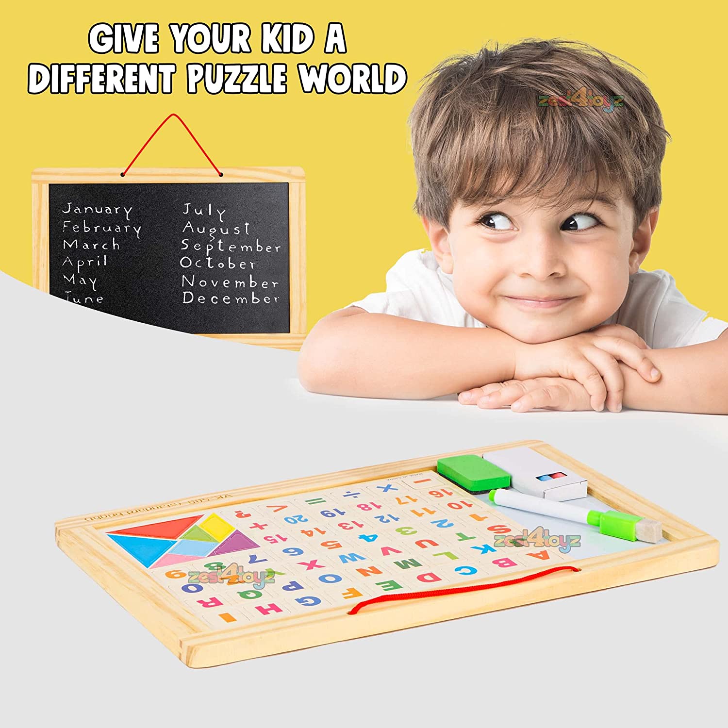 Magnetic Double Sided Play and Learning Board