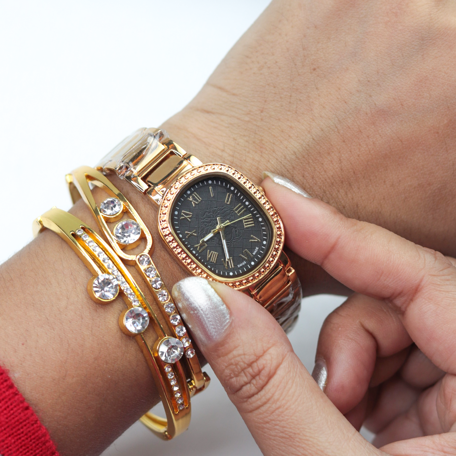 Watch with 2025 bracelet set