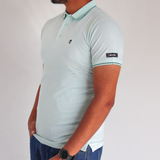 Like On-Solid Paste Color Polo T-shirt