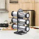 Magnetic Spice Rack Stand with 6pcs Container