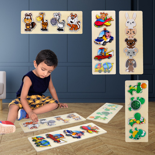 Lift and Match Educational Puzzle Toy for Kids
