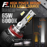 F7 Car 6500K H8/H11 LED Bulbs