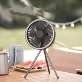 USB Rechargeable Cooling Fan With Night Light & Tripod