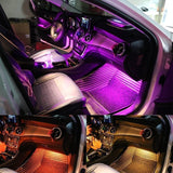 Car Interior RGB LED Strip Light ( Set of 4)