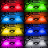 Car Interior RGB LED Strip Light ( Set of 4)