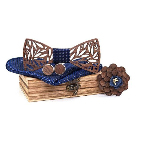 Wooden Bow Tie (4351675629602)