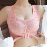 Butterfly wings Non-Steel Ring Back Wrap Bra