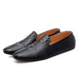 Cowhide Pointed Toe Men's Loafer