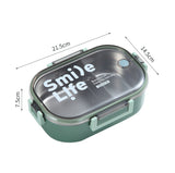 980ml Stainless Steel Lunch Box